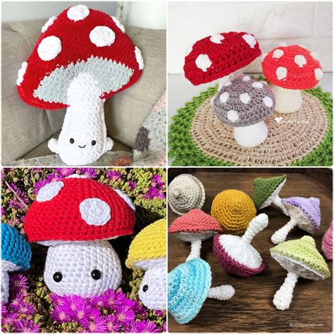 Mushroom Crochet Patterns Free