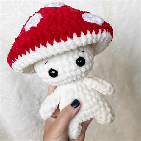 Mushroom Plush Crochet Pattern