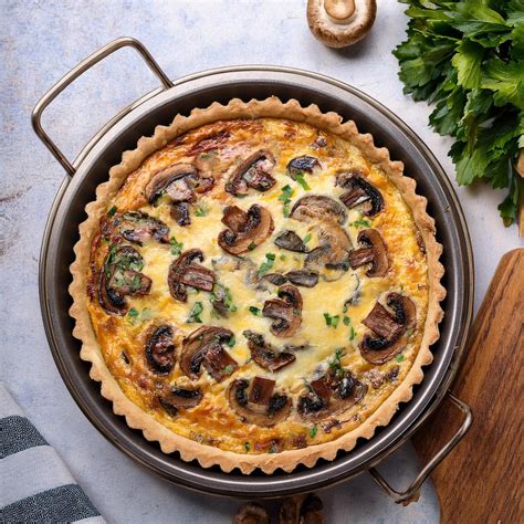 Mushroom Quiche