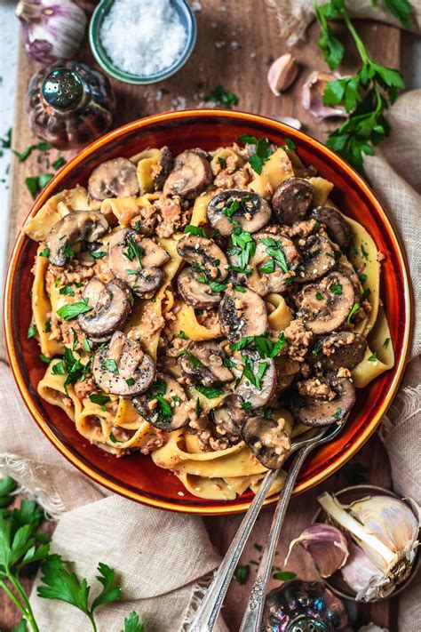 Mushroom Stroganoff
