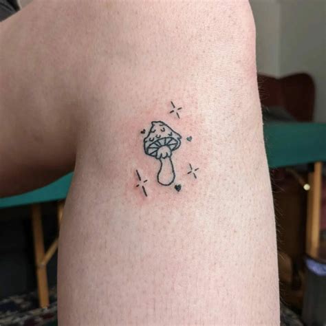 Mushroom Tattoo Small