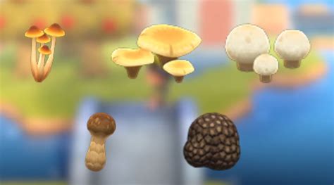 Mushrooms In Animal Crossing