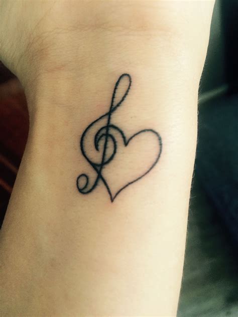 18+ Music Heart Tattoos Designs , Ideas Design Trends