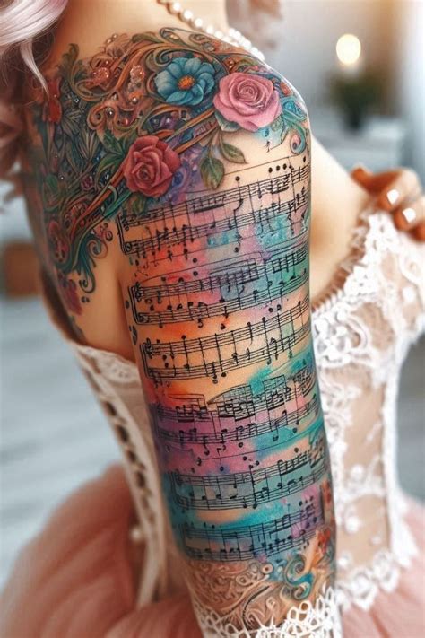 Music Notation Tattoo Designs
