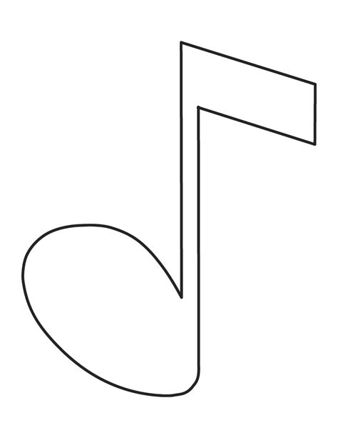 Music Note Color Page