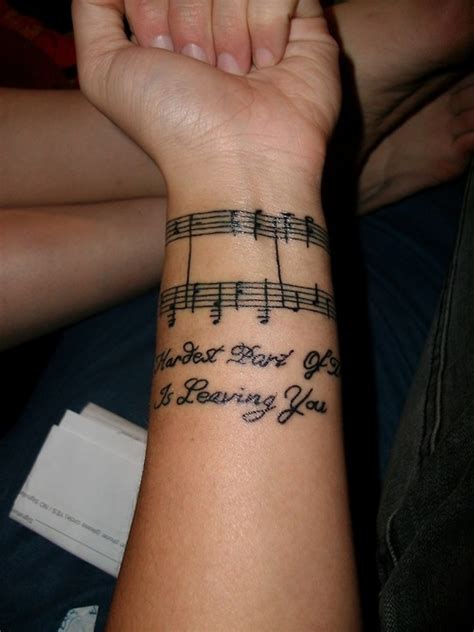 41 Awesome Music Notes Tattoos On Wrists