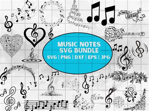 Download Music Notes Bundle Crafts