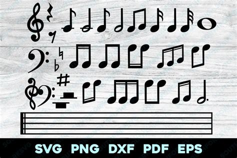 Download Music Notes Bundle Easy Edite