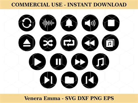 Download Music Player Commercial Use DXF Files