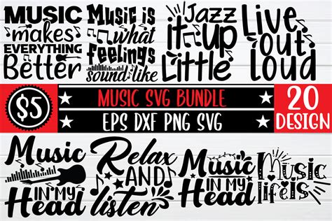 Download Music Svg | Music Shirts | Music... Creativefabrica DXF Files