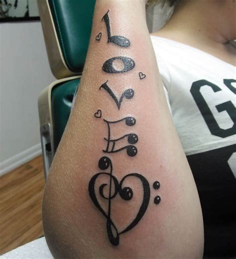 My music tattoo! Love it! Tattoo designs wrist, Music