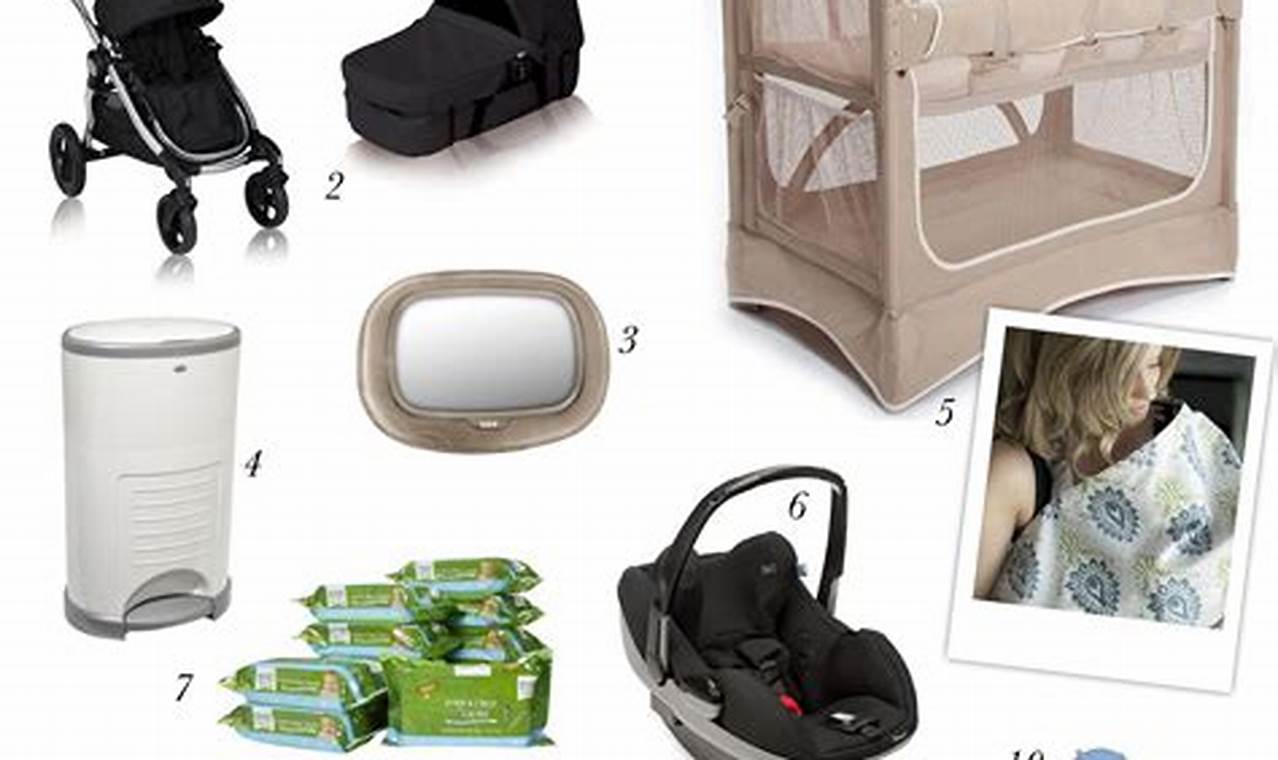 Must-have items for newborn babies