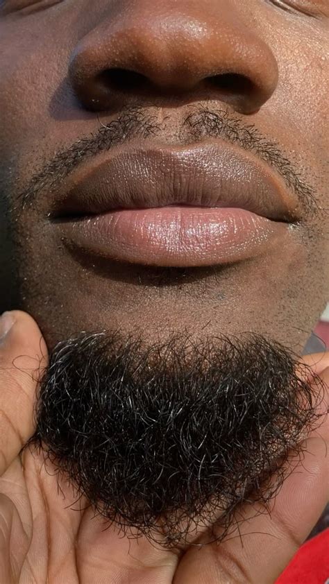 Mustache And Goatee Black Man