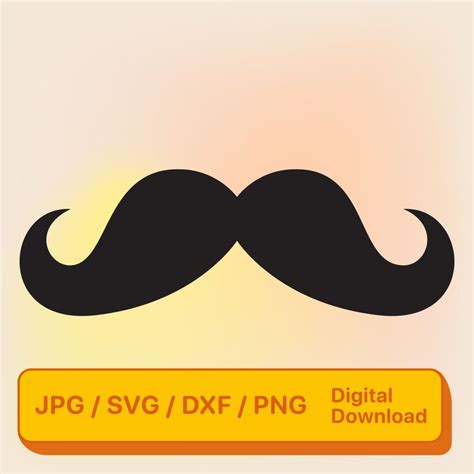 Download Mustache Bash Party Decor DXF Files