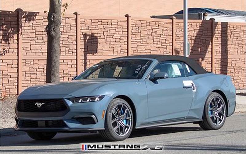 Mustang Vapor Blue Gt