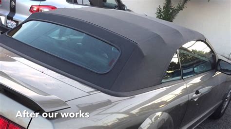 Mustang Convertible Top Leak Repair