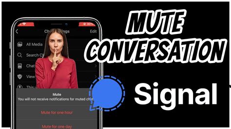 Mute conversations in Signal iOS app