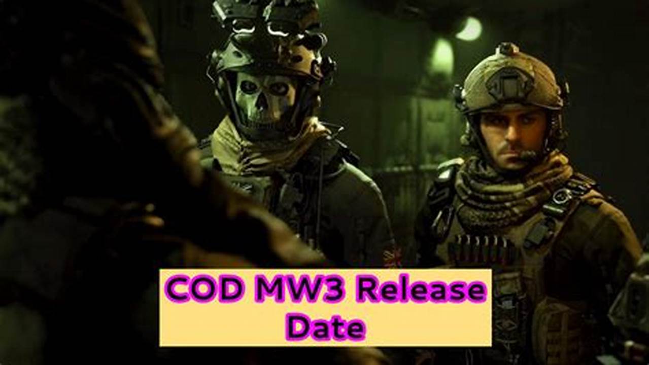 Mw3 Release Date 2025 Pre Order