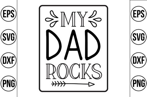 My Dad Rocks Printable