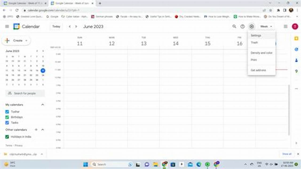 My Google Calendar Is Empty