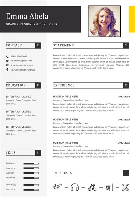 My Perfect Resume Templates