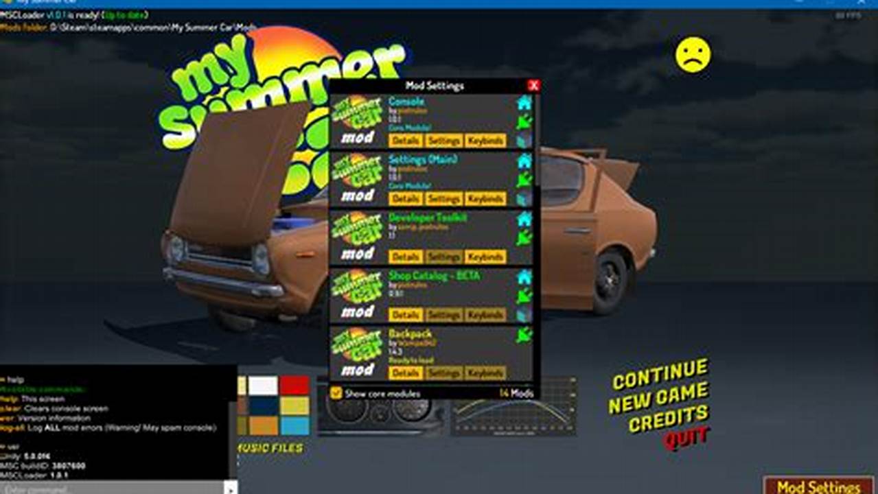 My Summer Car "Msc Loader 1.0.1" Файлы патч, демо, demo, моды