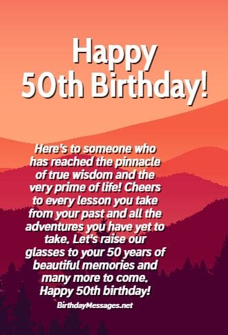 My 50th Birthday Speech Examples