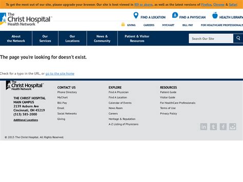 My Chart Login Christ Hospital