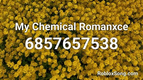 My Chemical Romance Roblox ID Codes - Roblox ID