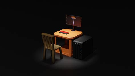 My Gaming Setup (IRL Models) Low poly - DevForum | Roblox