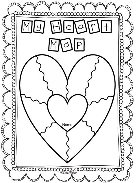 My Heart Map Free Printable