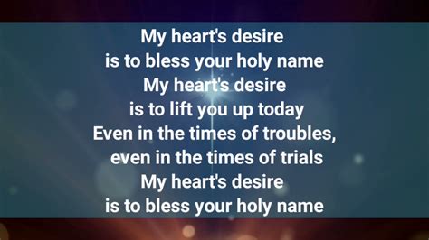 My Heart s Desire Lyrics