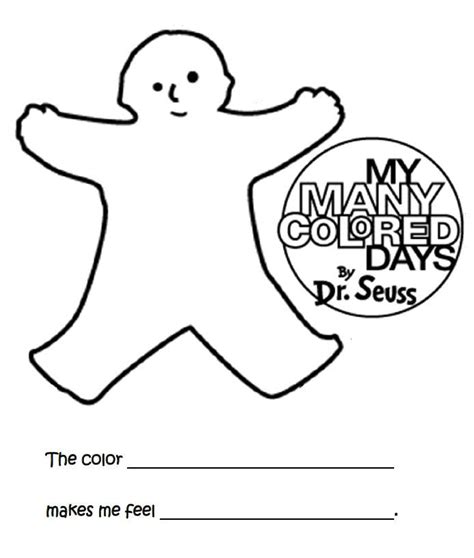 My Many Colored Days Free Printables