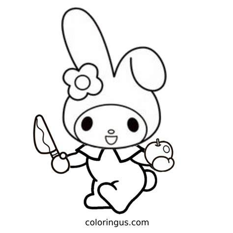 My Melody Color Pages