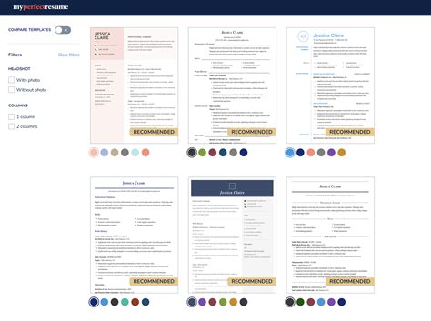 My Perfect Resume Builder