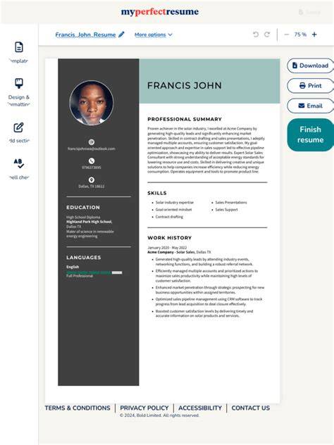 My Perfect Resume Contact