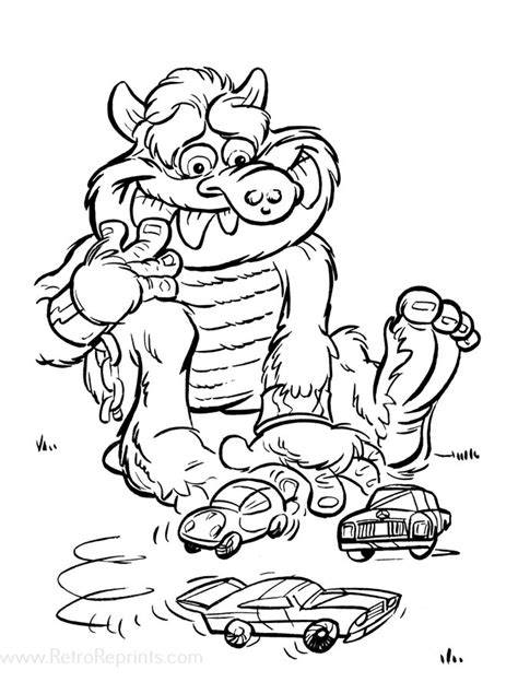 My Pet Monster Coloring Pages