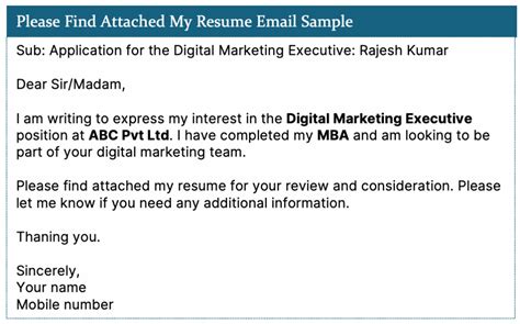 My Resume Is Attached With This Email