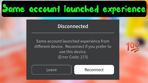 My Roblox account said it\'s been launched from a different device 