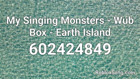 My Singing Monsters - Plant Island Roblox ID - Roblox music codes