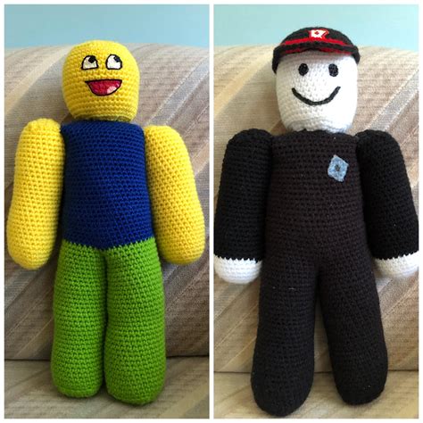 My daughter is obsessed with Roblox, so here are a noob and a 