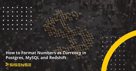 Mysql Currency Format