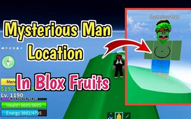 Mysterious Man Roblox Blox Fruits