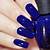Mysterious Midnight Sky: Embrace the Enigma of Dark Navy Nail Colors This Fall