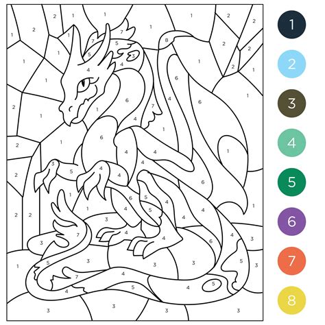 Mystery Color Pages