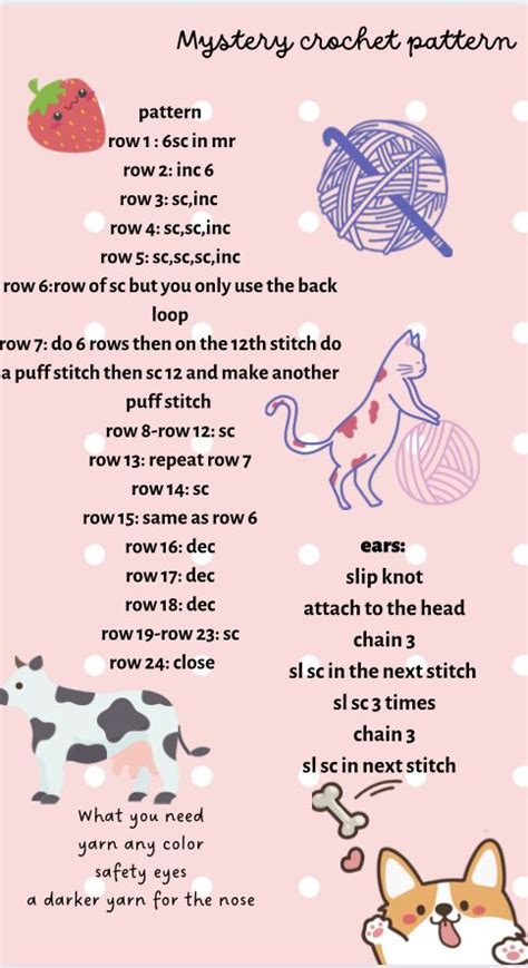 Mystery Crochet Pattern