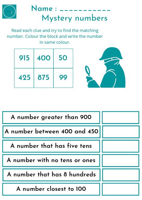 Mystery Picture Worksheets