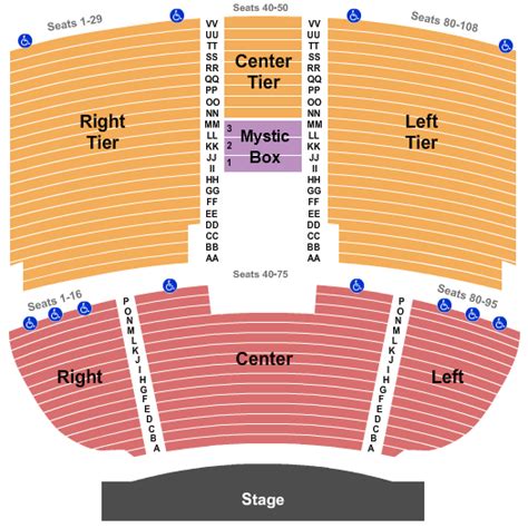 Mystic Showroom Seating Chart