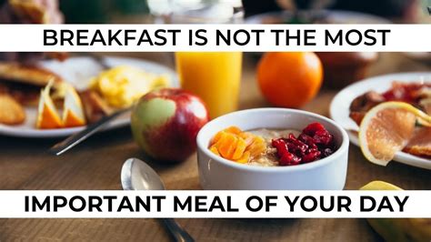 Myth vs Reality breakfast