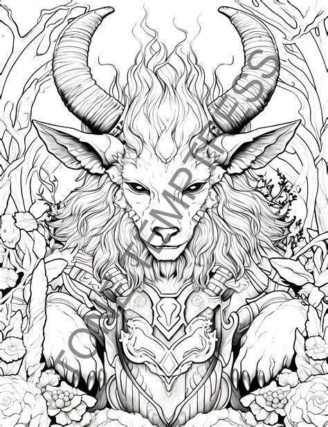 Mythical Coloring Pages